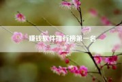 赚钱软件排行榜第一名—用什么APP赚钱比较好？