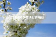 致富网农村项目养殖业（农村致富新项目有哪些？互联网这块值不值得考虑呢？？）