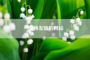 交换友链的网站、外链对网站的重要性都有什么